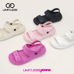 LIMITLESS Sandal Wanita Slop YOONA Sendal Tinggi Wanita Platform Eva Extralight Clog