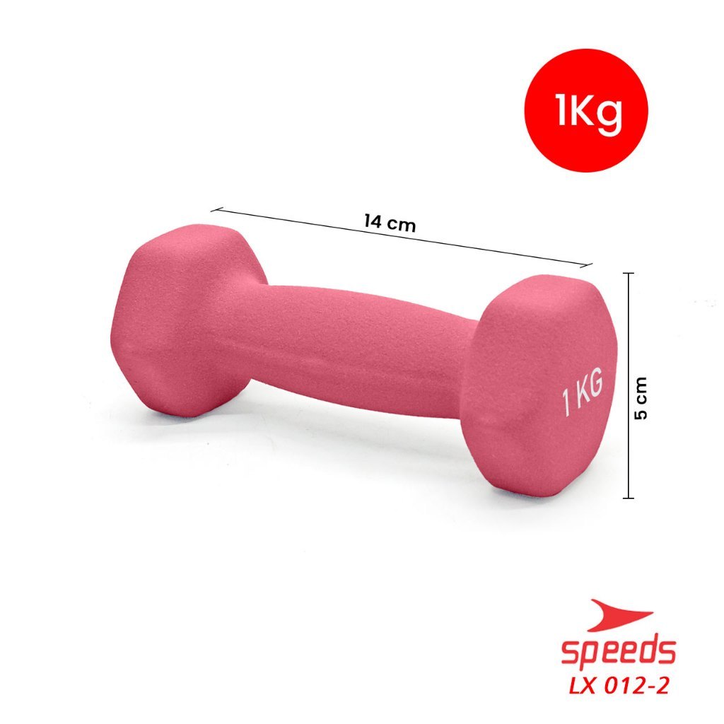 SPEEDS Dumbell Barbel Vinyl cewek matrass yoga ball yoga mat gym Neoprene Barbel Mini 012-3