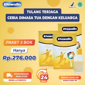 Etawalin Susu Sendi dan Asam Urat Official Paket 3 Box