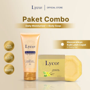 LYCO Paket Combo - Body Lotion SPF + Soap Whitening