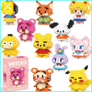 XINGYA Mainan Bricks Mini Kartun Nano DIY Sanrio Block Puzzle Mainan Anak Perempuan
