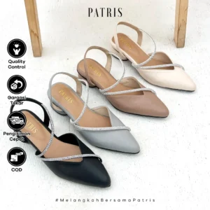 PATRIS Celeste Mules Wanita Heels / Hak 5 Cm