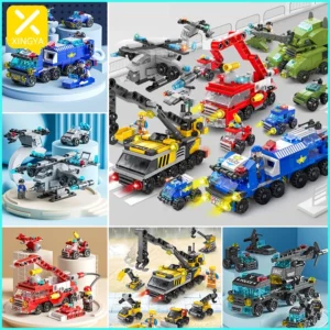 XINGYA Mainan Bricks Polisi SWAT 159Pcs Bricks Bangunan 3D Edukasi Hadiah