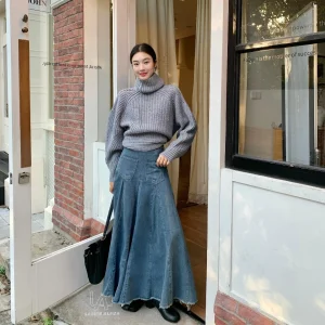 Lassie Alpha J76 ready stok Rok Jeans Wanita