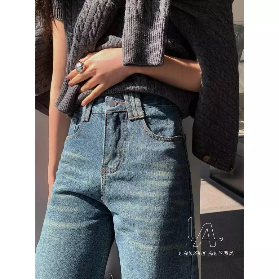 Lassie Alpha J102 Ready Stok Celana Jeans Wanita Celana HW Pinggang Tinggi Celana Skinny